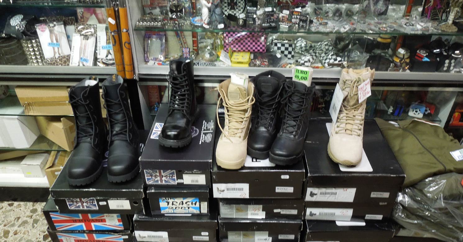 Negozio articoli militari shop
